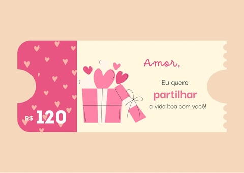 Vale-Presente R$120,00 em compras