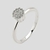 Anel Chuveirinho com Zircônia Cristal - Prata 925