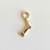 Berloque de pendurar Ossinho- banhado a ouro 18k