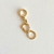 Berloque de pendurar Infinito Amor - banhado a ouro 18k