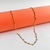 Colar Longo Elos Groumet com Chapinhas - banhado a ouro 18k