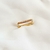 Anel Square - banhado a ouro 18k
