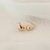Brinco Gotinha Bold - Banhado a ouro 18k