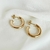 Argola Classic - banhada a ouro 18k