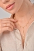 Colar Gravatinha com Gotas - Banhado a ouro 18k