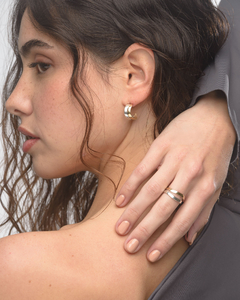 Anel Duo - Mariana Barros Joalheria Autoral | Joias em Prata e Ouro 18k