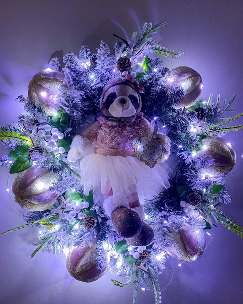 Guirlanda Nevada Menina Preguiça