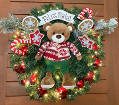 Guirlanda Ursinho Xadrez - comprar online