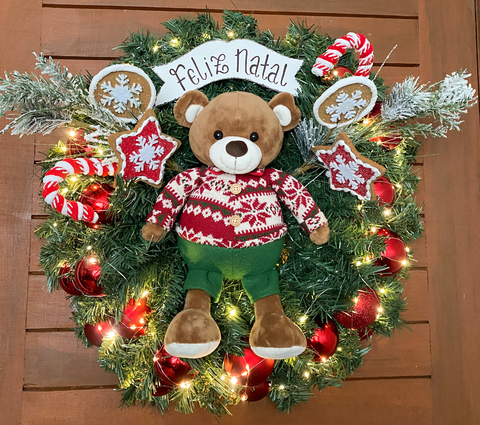 Guirlanda Ursinho Xadrez - comprar online