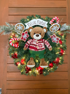 Guirlanda Ursinho Xadrez na internet