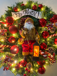 Guirlanda 60 cm Noel Tradicional - comprar online