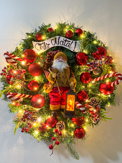 Guirlanda 60 cm Noel Tradicional - comprar online