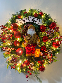 Guirlanda 60 cm Noel Tradicional - loja online