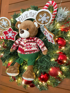 Guirlanda Ursinho Xadrez - Doce Encanto Lar