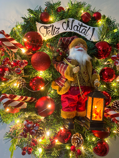 Guirlanda 60 cm Noel Tradicional na internet