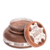 Frasco de hidratante desodorante corporal Brigadeiro de 200mL com tampa aberta, mostrando a textura cremosa do produto.