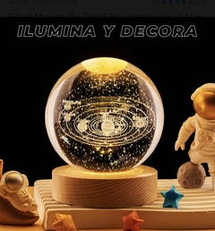Lampara led cristal 3d - somosyagra