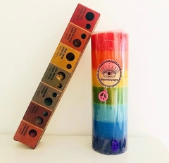 Velón 7 Chakras