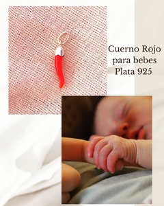 Cuerno plata 925