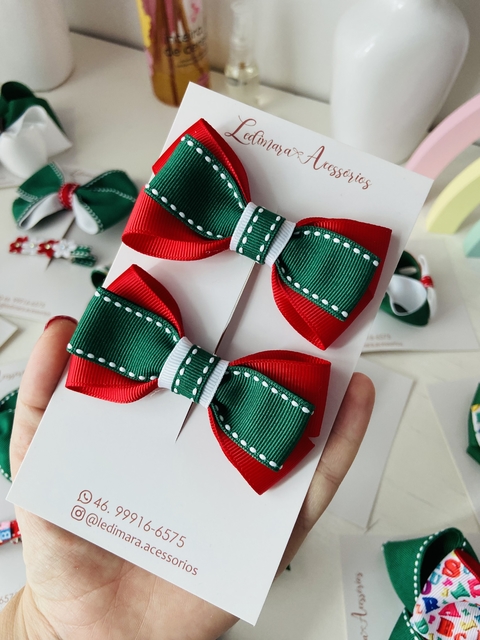 Parzinho escolar P- 8,5 cm- par - presilha