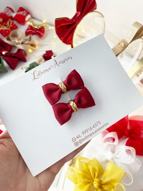 lacinhos vinho P ou PP- unidade ou Par