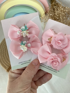 Maitê parzinho P floral- Par