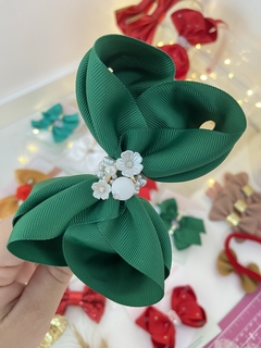 Laço de Natal M e G - Tiara/ presilha/faixinha - Ledimara Acessórios