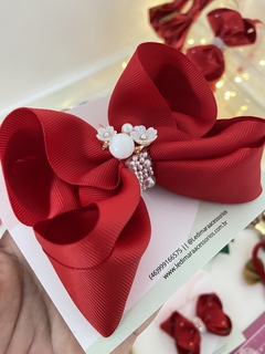 Laço de Natal M e G - Tiara/ presilha/faixinha - comprar online
