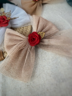 Laço de tule Natal G - unidade