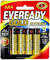 Pilha A A Eveready Pacote Com 4 Pilhas. na internet