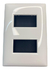 Placa 2 Postos 4x2 Soft Branca M5p2 Bticino/pial