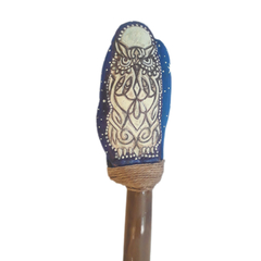 Maracá Totem coruja