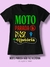 T-SHIRT PRETO UNISSEX - Moto parada não faz história - loja online