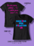 T-SHIRT PRETO - AZUL/ROSA PINK - Nascida pra Pilotar Moto - Mulheres Velocidade Shop