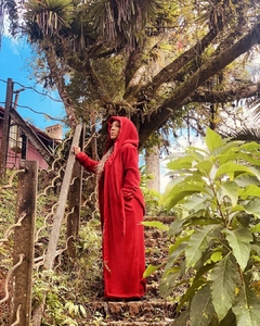 Roupão de Inverno - Vermelho - comprar online