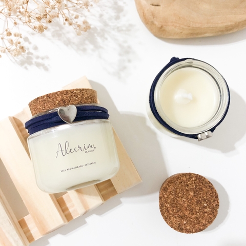 Vela Mini com Rolha Personalizada com pingente (Mínimo: 10 unidades)