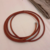 Correa de Cuero p/maquina de coser 1.85 mts