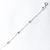 Pulseira elos quadrados com bolinhas - comprar online