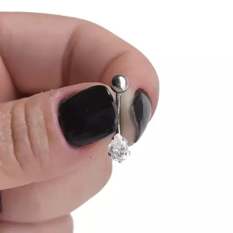 Piercing umbigo ponto de luz gota - comprar online
