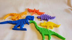 Flexidinos. Colección De Dinosaurios Jurásicos Flexibles - tienda online