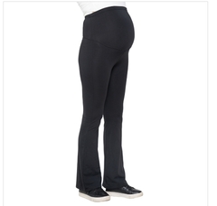 Calza oxford térmica para embarazadas con faja Negro - Petit Magnolia bebés