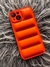 Funda Puffer naranja