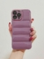 Funda puffer gloss orquídea