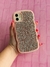 Funda Indira brillos rosa