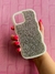 Funda Indira brillos blanca