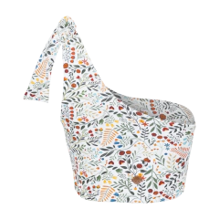 Top laço eco (Floral branco) na internet
