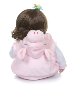 Boneca Bebê Reborn Realista Com Chupeta e Mamadeira na internet