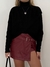 Shorts saia Aurora fivela marsala - comprar online