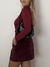 Saia veludo marsala - New U’