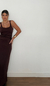 Vestido Greta marrom - loja online